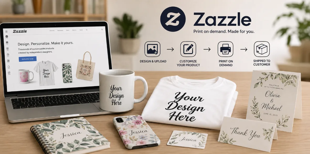 How Does Zazzle Work? A Simple Guide to the Print-on-Demand Process